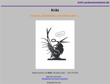 Tablet Screenshot of kriki.cartooncommerz.de